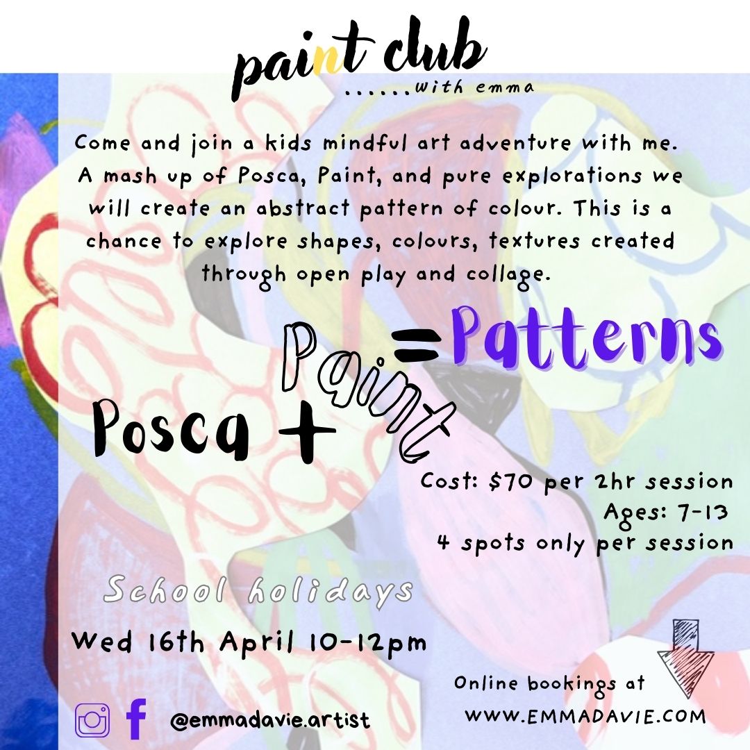 PAINT CLUB - Posca + Paint = Patterns