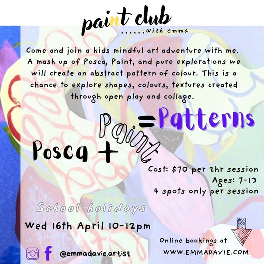 PAINT CLUB - Posca + Paint = Patterns